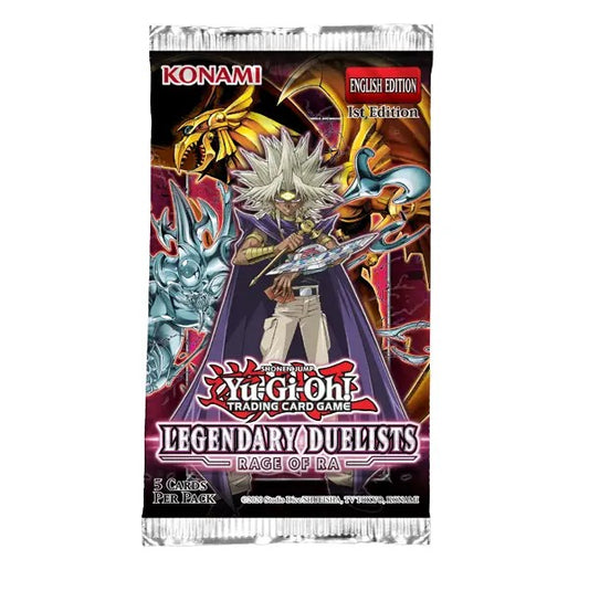 Yu-Gi-Oh! Legendary Duelist Rage of Ra (1st Edition) Booster Pack - 5 Cards