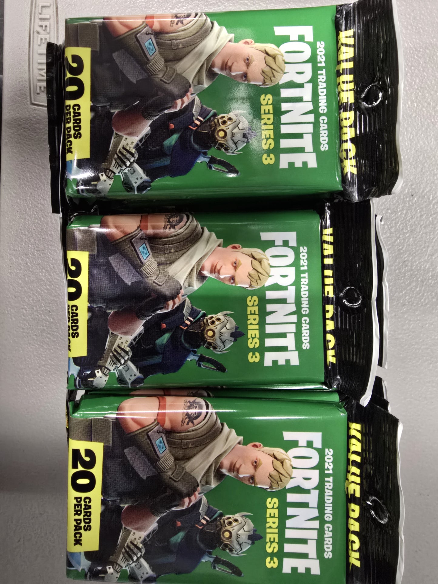 Fortnite Series 3 Factory Sealed Fat Packs X3 60 Cards Total