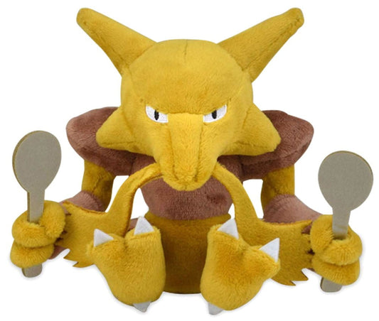 Pokemon Center: Sitting Cuties: Alakazam Plush # 65 -  Generation 1 - 6 In