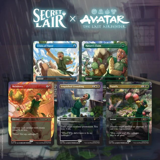 Magic The Gathering Secret Lair x Avatar: The Last Airbender - My Cabbages! (Non-Foil)
