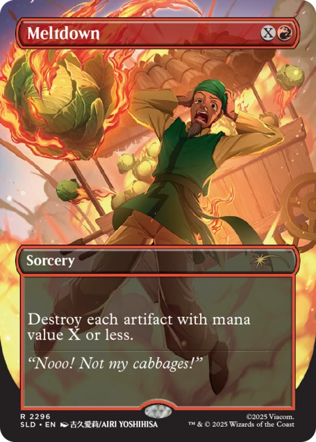 Magic The Gathering Secret Lair x Avatar: The Last Airbender - My Cabbages! (Non-Foil)