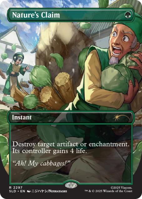 Magic The Gathering Secret Lair x Avatar: The Last Airbender - My Cabbages! (Non-Foil)