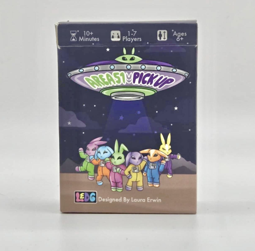 Area 51 Pick Up Family Push-Your-Luck Card Game