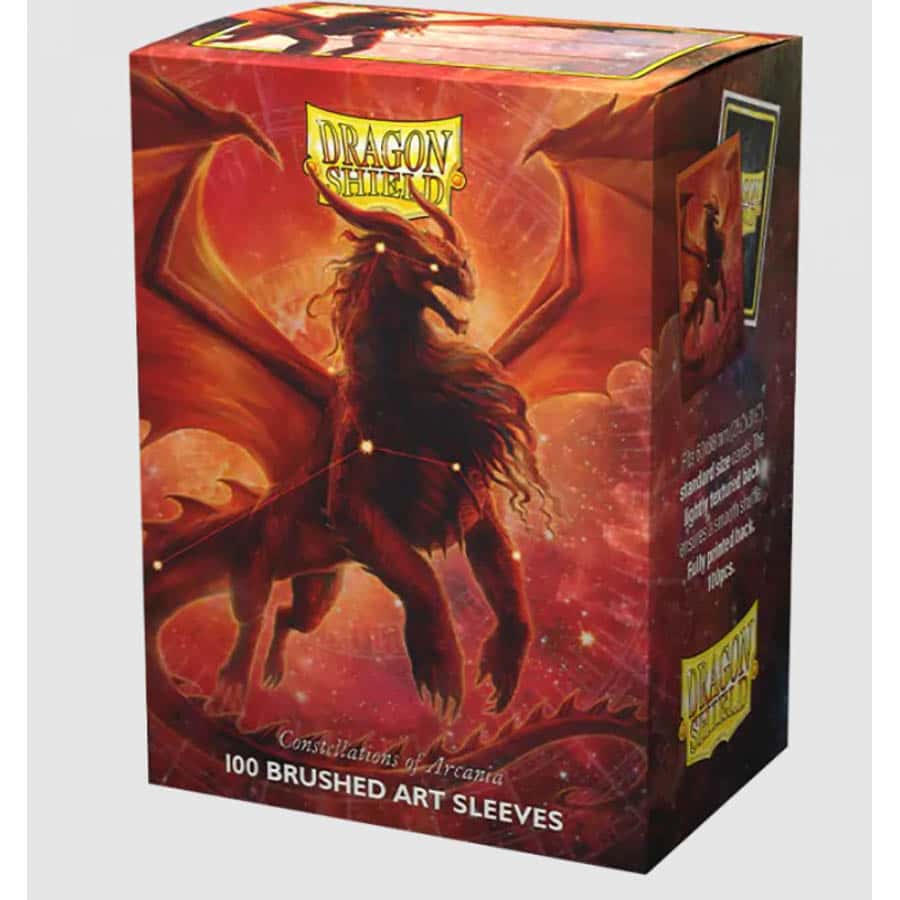 DRAGON SHIELD SLEEVES: BRUSHED ART: CONSTELLATIONS: ROWAN (100CT) - DISPLAY OF 10 PACKS