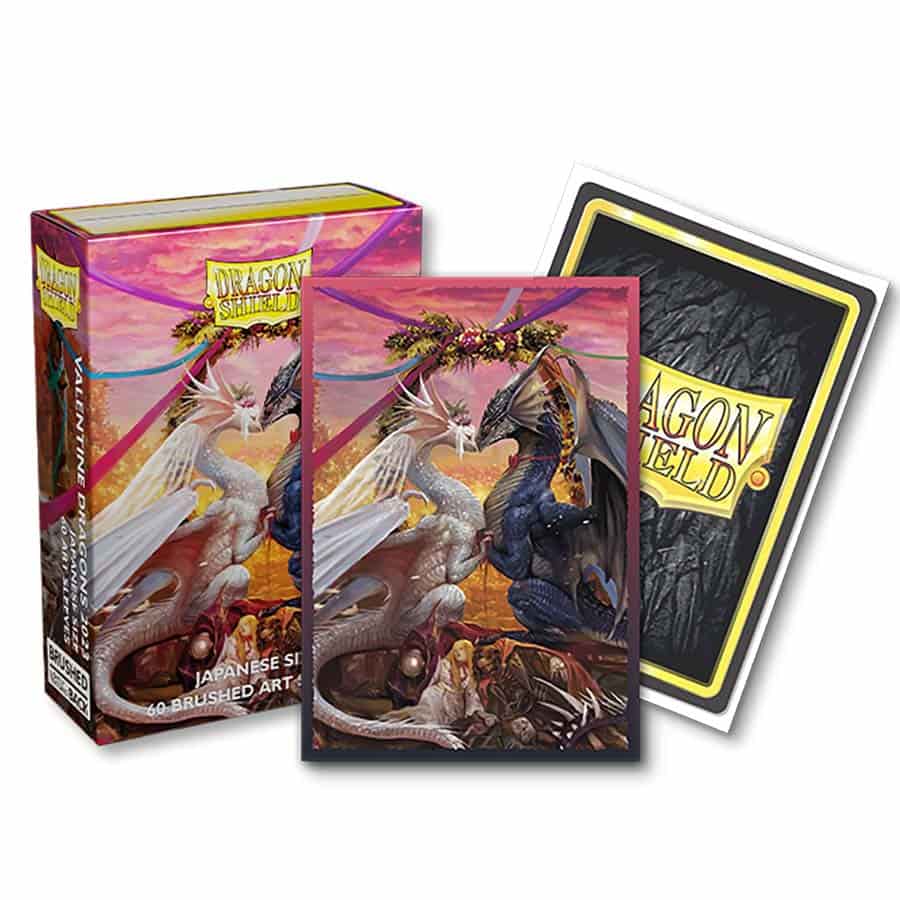 DRAGON SHIELD SLEEVES: BRUSHED ART JAPANESE: VALENTINE DRAGON 2023