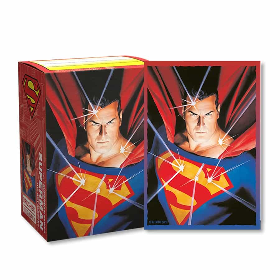 DRAGON SHIELD: BRUSHED ART: SUPERMAN (100CT)