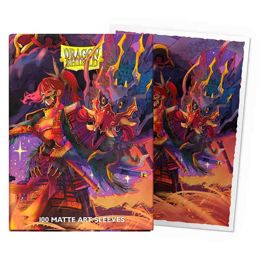 Dragon Shield Standard Sleeves: Matte Art: Japanese Artist Series 2: The Fallen (100ct)