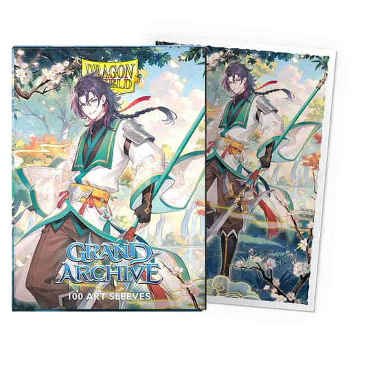 DRAGON SHIELD SLEEVES: MATTE ART: GRAND ARCHIVE: JIN FATE DEFIANT (100CT)