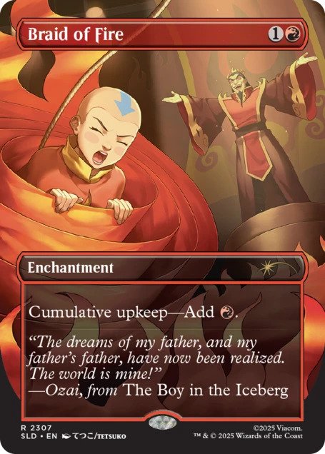 Magic The Gathering Secret Lair x Avatar: The Last Airbender - The Ember Island Players (Non-Foil)