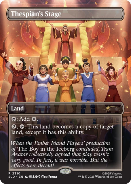 Magic The Gathering Secret Lair x Avatar: The Last Airbender - The Ember Island Players (Foil)