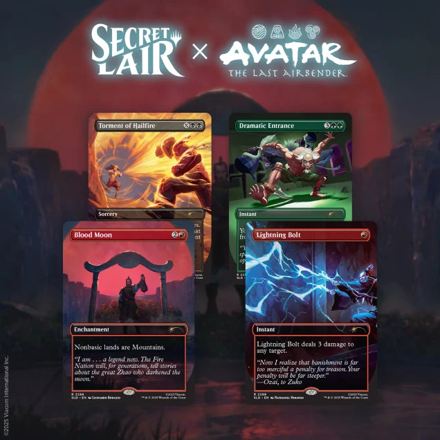 Magic the Gathering Secret Lair x Avatar: The Last Airbender - Everyth ...