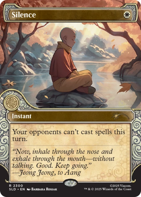 Magic the Gathering Secret Lair x Avatar: The Last Airbender - One with the Elements (Foil)