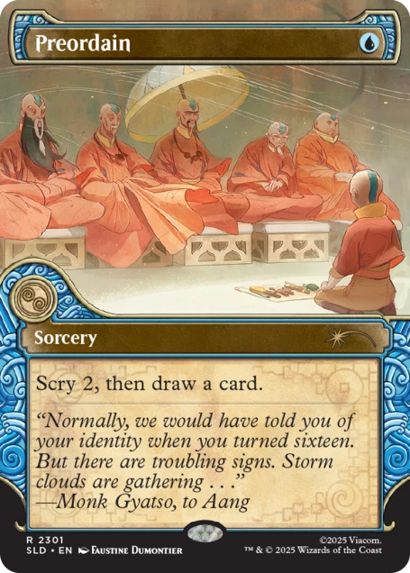 Magic the Gathering Secret Lair x Avatar: The Last Airbender - One with the Elements (Foil)