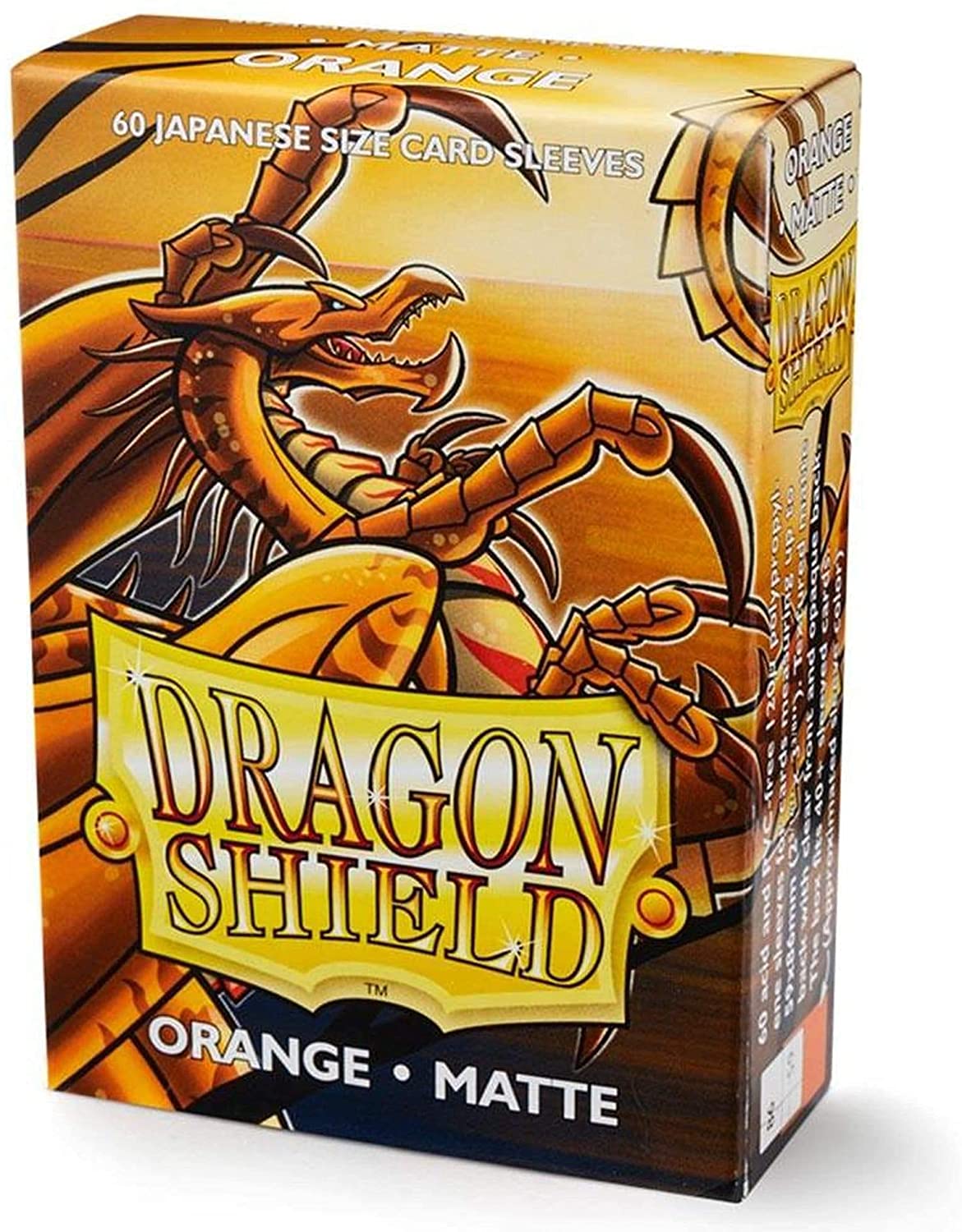 Dragon Shield 60ct Japanese Mini Card Sleeves - Matte Orange