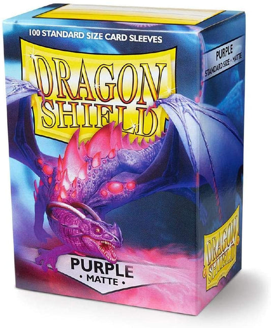 Dragon Shield 100ct Standard Card Sleeves - Matte Purple