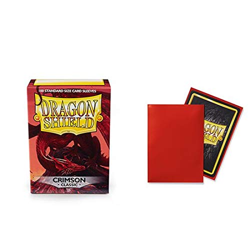 Dragon Shield 100ct Standard Card Sleeves - Classic Crimson