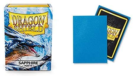 Dragon Shield 100ct Standard Card Sleeves - Matte Sapphire Blue