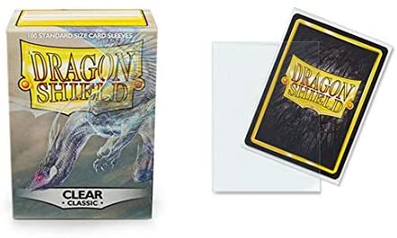 Dragon Shield 100ct Standard Card Sleeves - Classic Clear