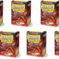 Dragon Shield 100ct Standard Card Sleeves Display Case (10 Packs) - Matte Red