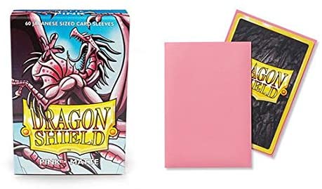 Dragon Shield 60ct Japanese Mini Card Sleeves - Matte Pink