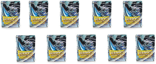 Dragon Shield 60ct Japanese Mini Card Sleeves Display Case (10 Packs) - Matte Clear