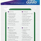 Ultimate Guard Card Dividers - Green (10 Dividers)