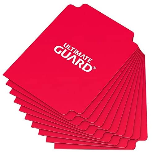 Ultimate Guard Card Dividers - Red (10 Dividers)