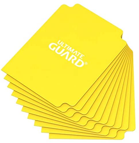 Ultimate Guard Card Dividers - Yellow (10 Dividers)