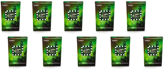 Arcane Tinmen 50ct Non-Glare Board Game Sleeves Display Case (10 Packs) - Tarot