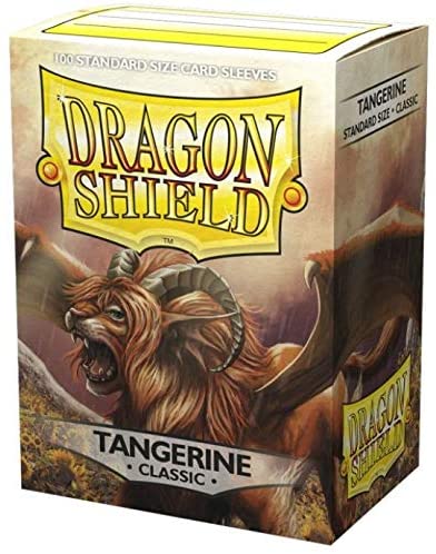 Dragon Shield 100ct Standard Card Sleeves - Classic Tangerine Orange