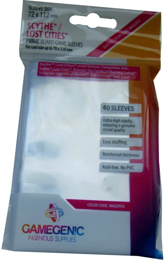 Gamegenic 60ct Prime Board Game Sleeves - Scythe Lost Cities