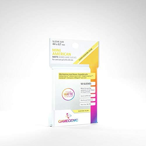 Gamegenic 50ct Matte Board Game Sleeves - Mini American
