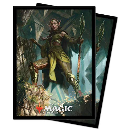 Ultra Pro 100ct Standard Card Sleeves - MTG Zendikar Rising - Nissa of Shadowed Boughs