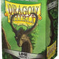 Dragon Shield 100ct Standard Card Sleeves Display Case (10 Packs) - Matte Lime Green