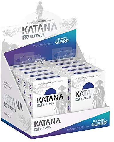 Ultimate Guard Katana Card Sleeves - Japanese Size 60ct - Blue