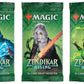 Magic: The Gathering Draft Booster Pack Lot - Zendikar Rising - 3 Packs