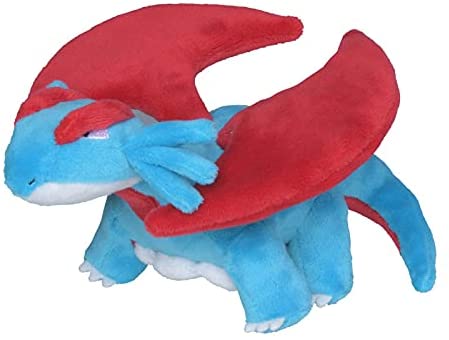 Pokemon Center: Sitting Cuties: Salamence Plush # 373 -  Generation 3 - 6 In