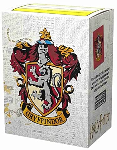 Dragon Shield 100ct Standard Card Sleeves - Brushed Art: Harry Potter Gryffindor