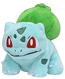 Pokemon Center: Sitting Cuties: Bulbasaur Plush # 1 -  Generation 1 - 6 In