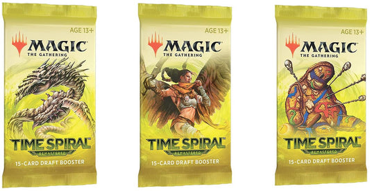 Magic: The Gathering Draft Booster Pack Lot - Time Spiral: Remastered - 3 Packs