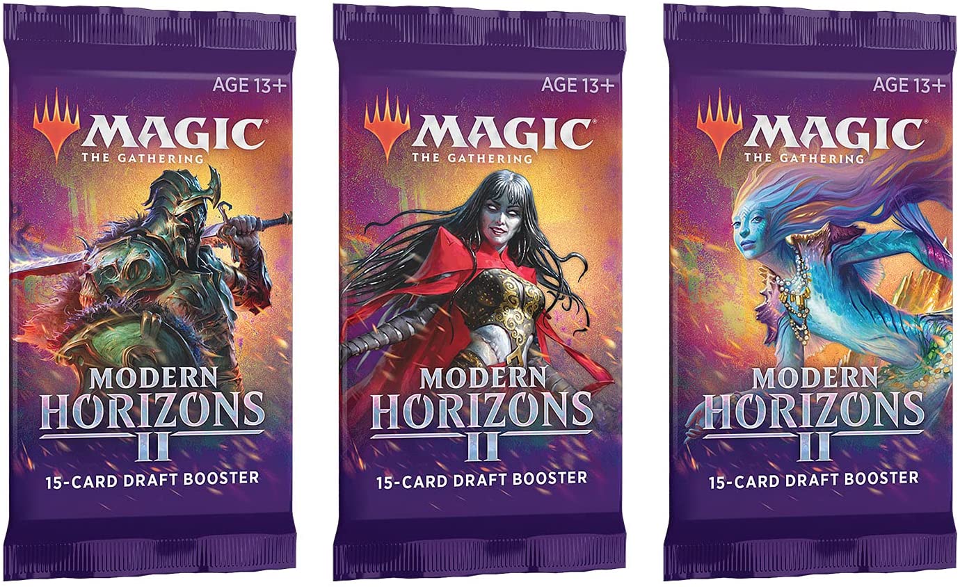 Magic: The Gathering Draft Booster Pack Lot - Modern Horizons 2 - 3 Packs