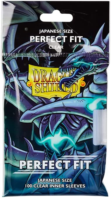 Dragon Shield 100ct Japanese Mini Card Sleeves - Perfect Fit Clear