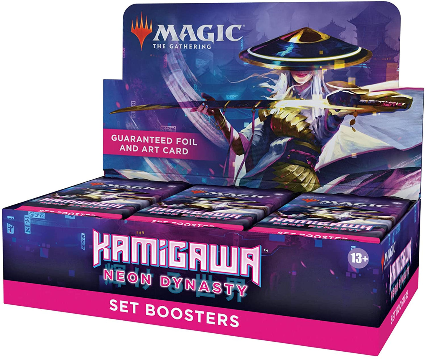 Magic: The Gathering Set Booster Box Case - Kamigawa: Neon Dynasty (Case of 6)
