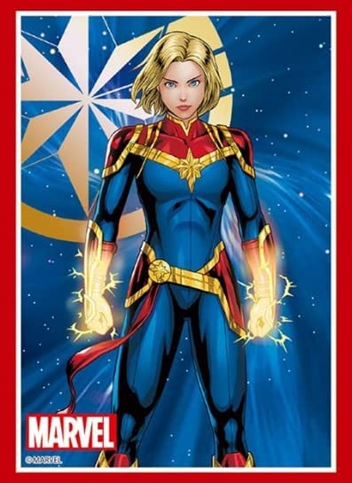 Bushiroad 60ct High Grade Standard Size Card Sleeves: Marvel - Captain Marvel Vol 3244