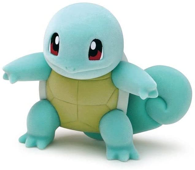 Sekiguchi 5 Inch Flocking Doll - Squirtle