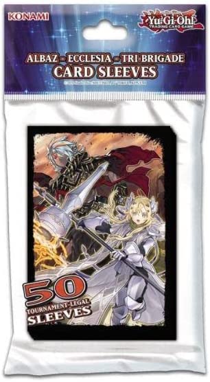 Konami 50ct Yu-Gi-Oh! Card Sleeves - Albaz, Ecclesia, TriBrigade