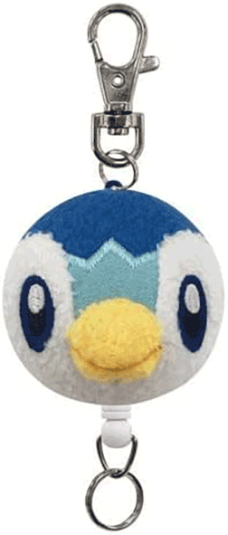 Pokemon Mascot Reel Keychain Plush - Piplup
