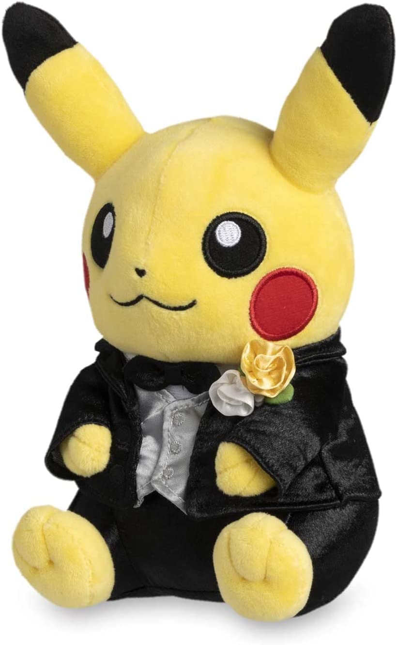 Pokemon 8 Inch Poke Plush - Pikachu Wedding - Tuxedo Pikachu (Male)