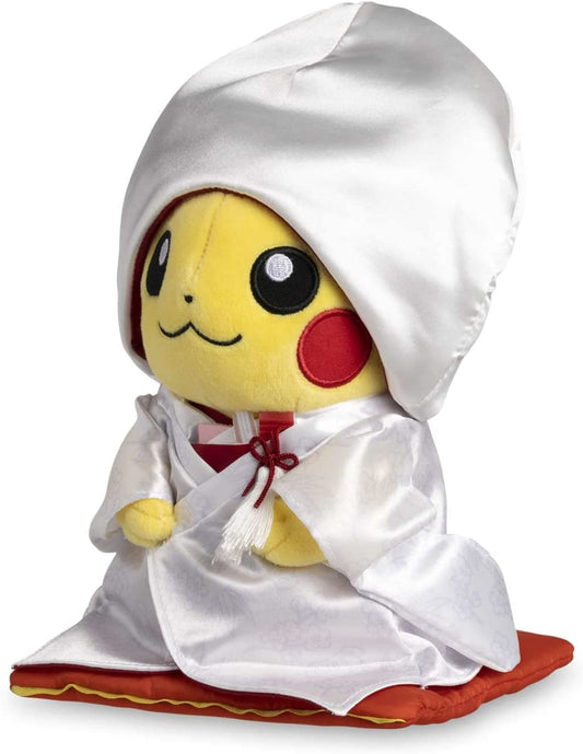 Pokemon 8 Inch Poke Plush - Pikachu Wedding - Kimono Pikachu (Female)