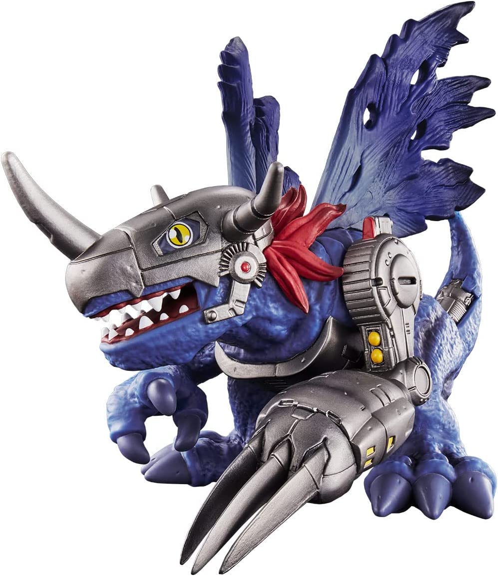 Bandai 7 Inch Figure - DYNAMOTION METALGREYMON (Blue) [Second Run] (Premium BANDAI Exclusive)